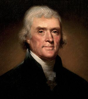Thomas Jefferson's portrait